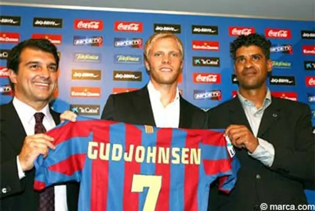 Gudjohnsen presenterad