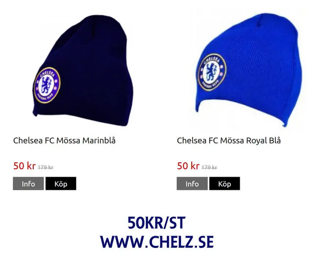 Chelz Shop: Kampanj mössor 50kr