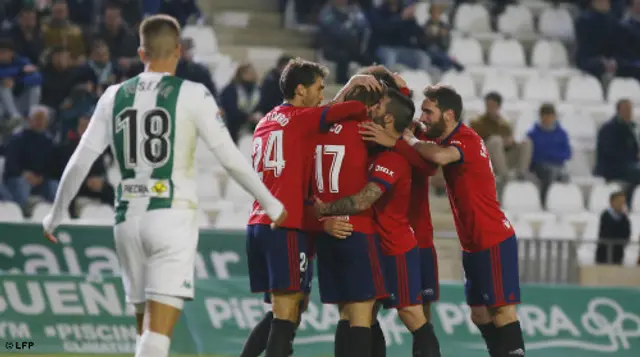 Osasuna bröt sviten med en vinst