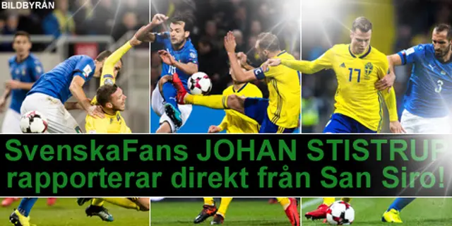 SvenskaFans på plats på Italien vs Sverige – Följ liverapporteringen!