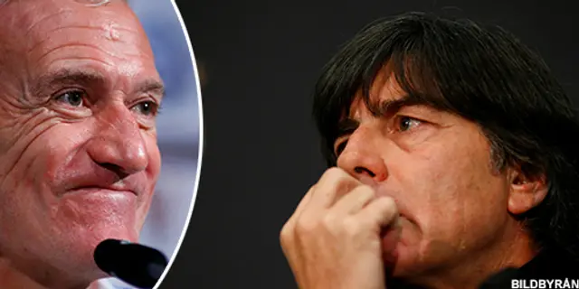 Deschamps och Löw testar nytt