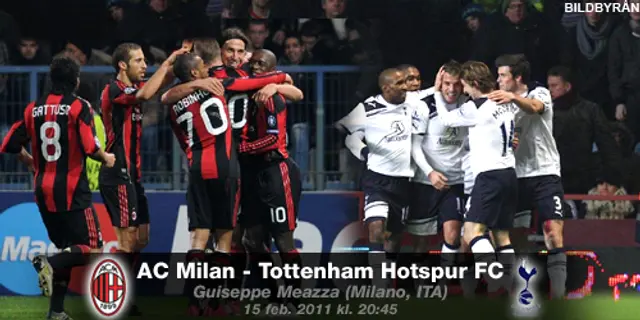 <i>Champions League</i> Inför Milan - Tottenham: Vi slipper IncrediBale på San Siro *Uppdaterad*