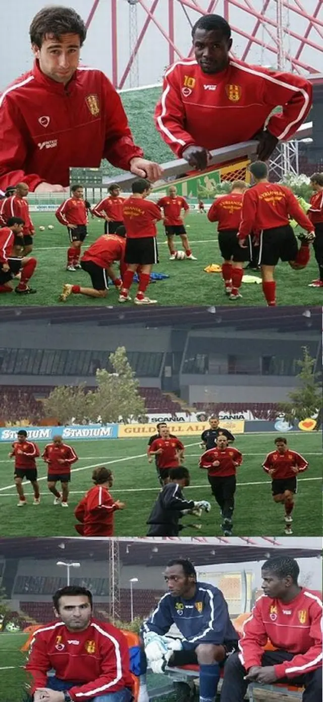 Spelarna inför matchen mot Enköping