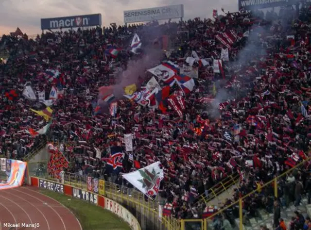 Bologna-Entella 1-1: Cacia poängräddare i svagt hemmalag