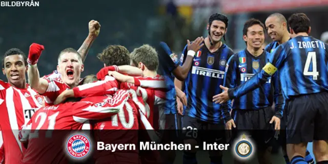 Radio inför Bayern München - Inter