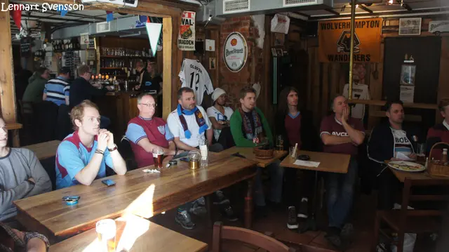 Pubträff med West Ham Fans Svergie