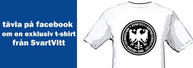 Tävla om exklusiva t-shirts på Facebook