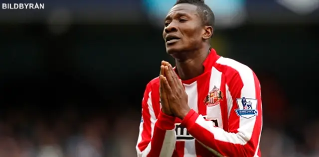 Vad händer med Asamoah Gyan?