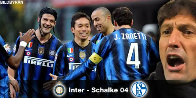 Inför Inter-Schalke: Inter slåss för Italiens ära 