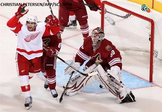 Liverapportering Phoenix Coyotes - Detroit Red Wings