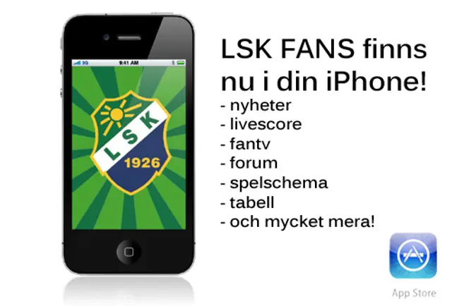 LSK FANS – nu finns vi också i din mobil