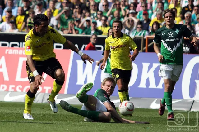 Otaktiskt Werder föll mot Dortmund