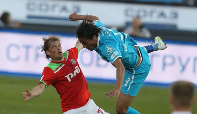 Zenit 1 - 1 Lokomotiv. Zenit behåller serieledningen efter kryss