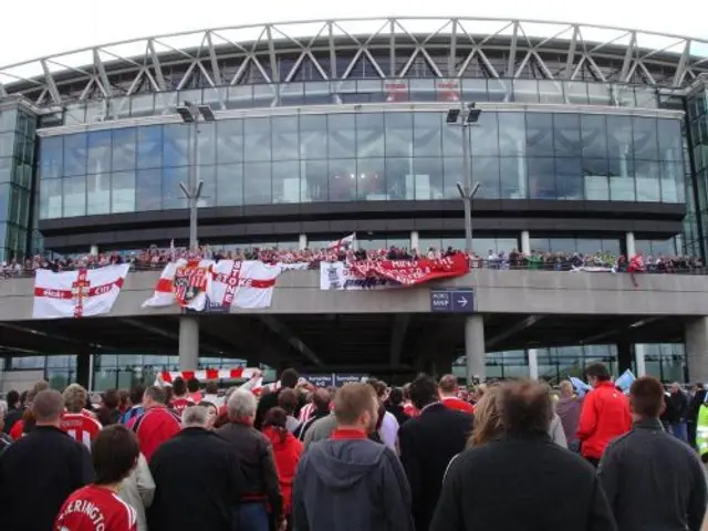 Wembleybilder i samband med finalen