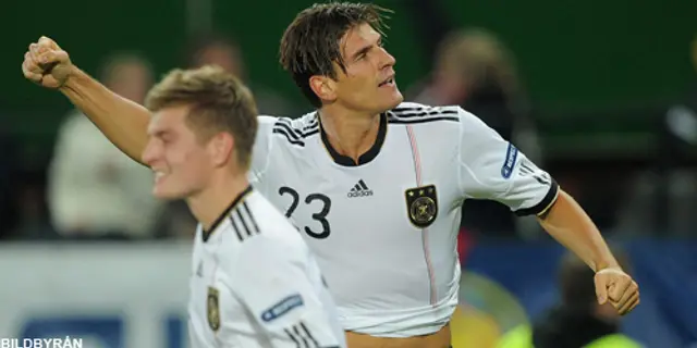 Mario Gomez missar Tysklands landskamper