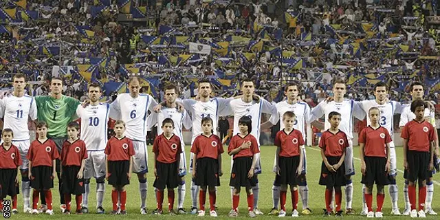 BIH-Albanien 2-0: Två mål i andra halvleken räckte