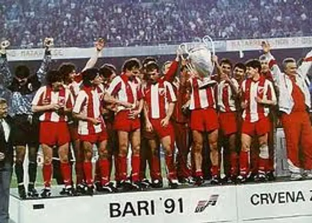 Legender: Röda Stjärnan(Crvena Zvezda) 1991 - Balkans bästa lag