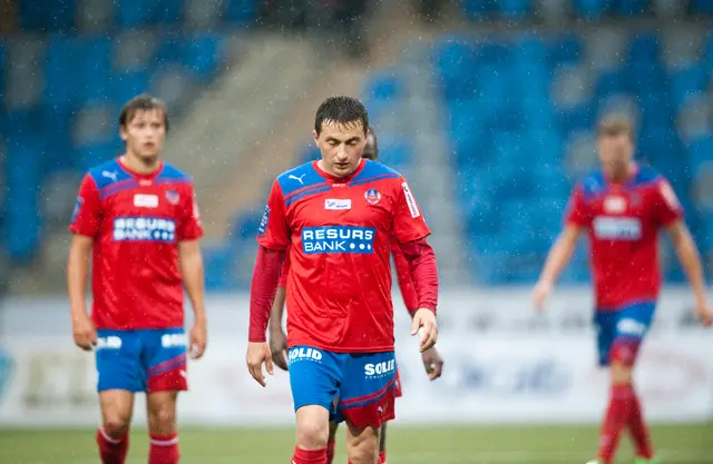 NOR-HIF 0-0: Svag insats i regnet