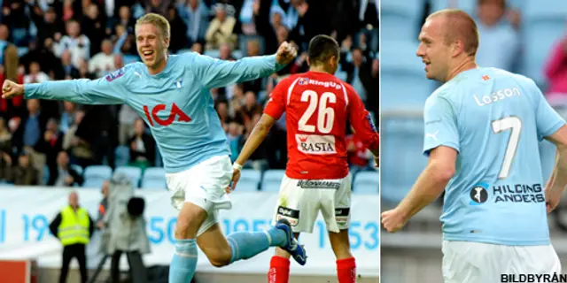 Malmö - Kalmar 2-0: Första förlusten på Swedbank Stadion