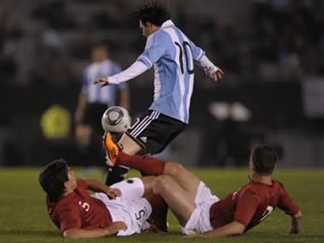 Träningsmatch: Argentina läxade upp Albaniens B-lag