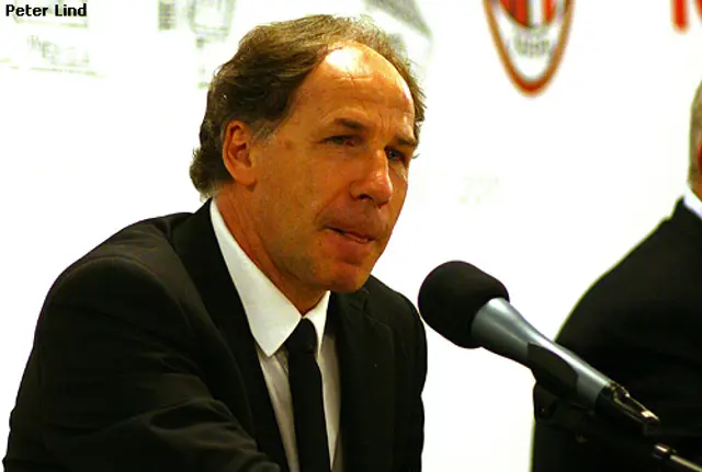 Presskonferens med Franco Baresi