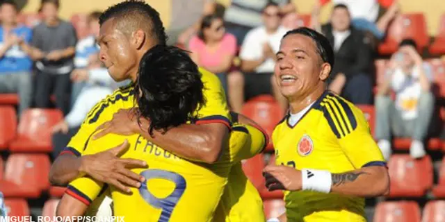 Colombias trupp mot Mexico