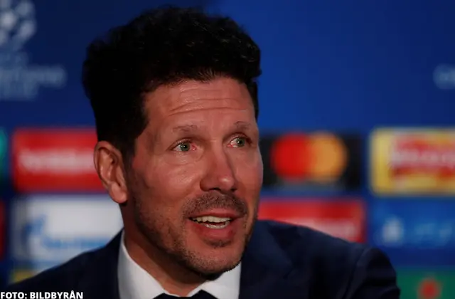 Simeone: "Slutar aldrig tro"