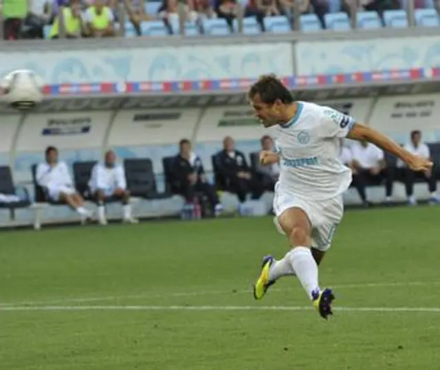 CSKA 0 - 2 Zenit. Ett topplag på planen i toppmötet