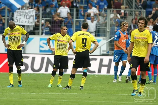 Bedrövligt Borussia Dortmund förlorade mot Hoffenheim