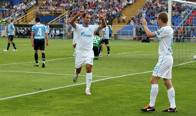 Krylija Sovetov 2 - 5 Zenit. Tre poäng efter galen första halvlek