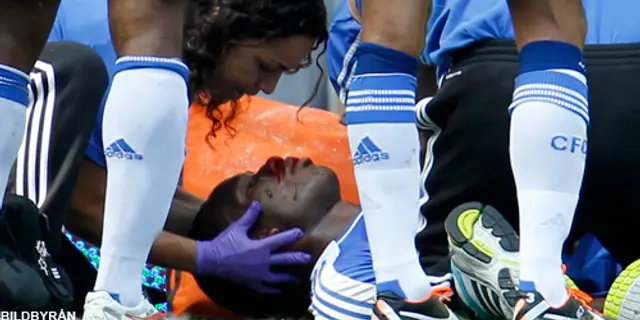 Drogba mår bättre efter gårdagens otäcka smäll 