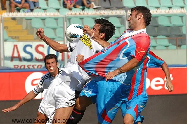 Catania-Cesena 1-0: Första segern!