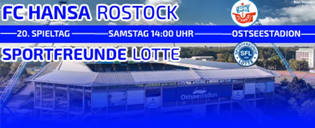 Inför FC Hansa Rostock - Sportfreunde Lotte