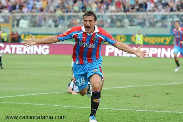 Catania-Parma 1-1: Årets första poäng