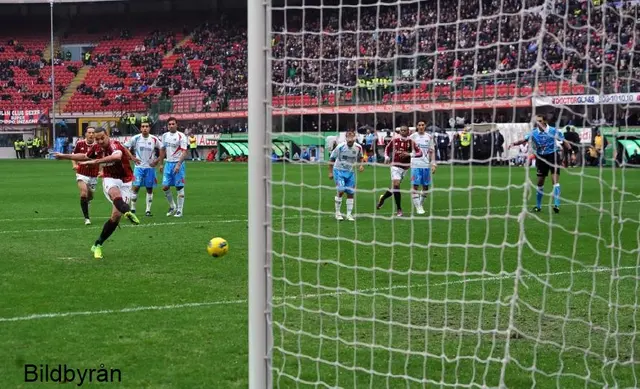 Milan-Catania 4-0: Inte mycket att hämta på San Siro