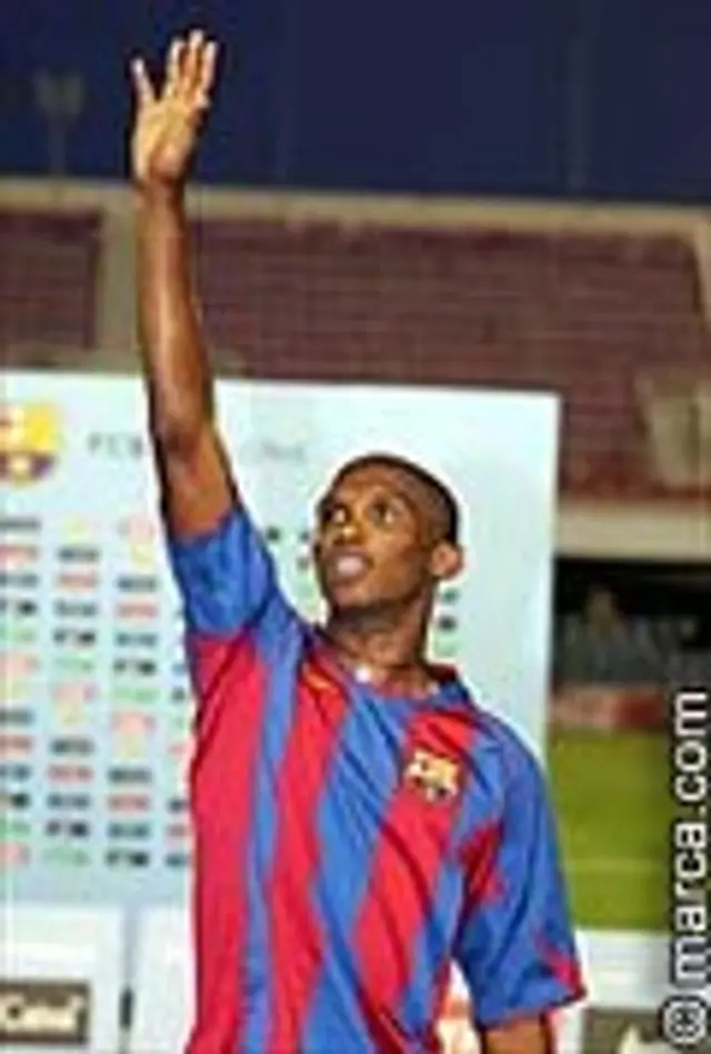 Eto&#39o 100% blaugrana!