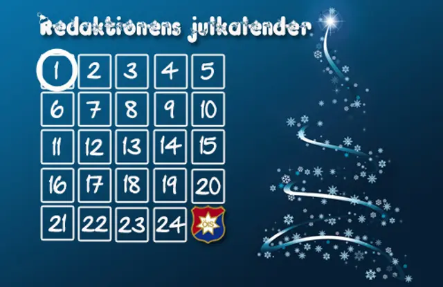 Redaktionens julkalender #1