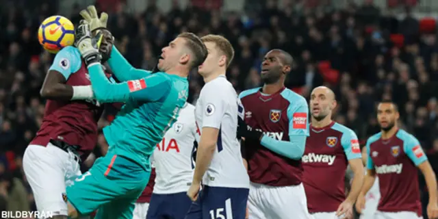 West Ham tog poäng mot Spurs