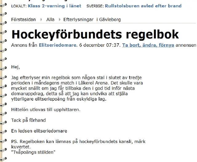 LuleåBloggen: Brynäshumor