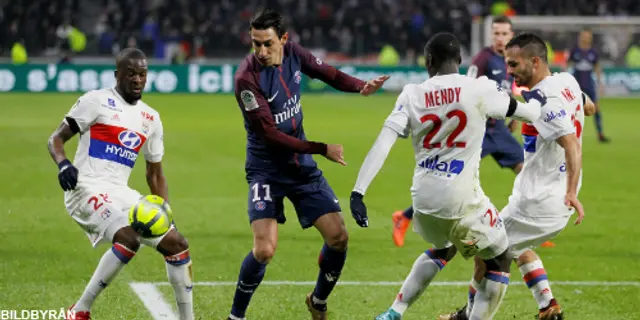 Alves utvisad & Mbappé skadad när PSG förlorade mot Lyon