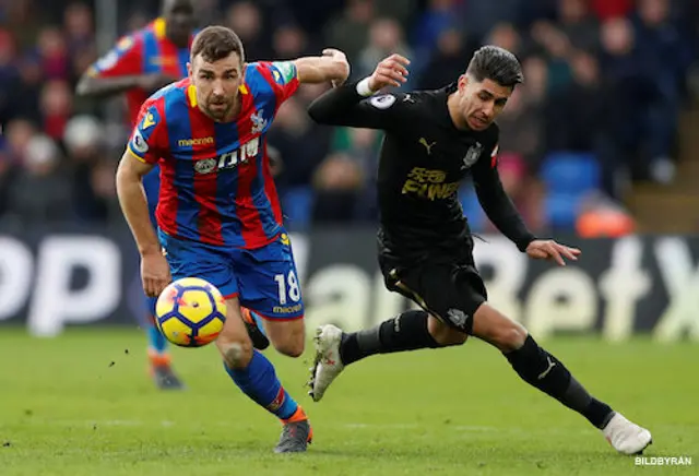 Crystal Palace - Newcastle 1-1: Poäng med ett nödrop