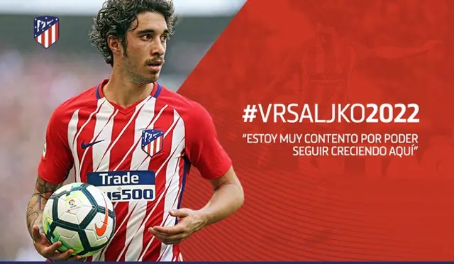 Officiellt: Sime Vrsaljko förlänger med Atlético Madrid