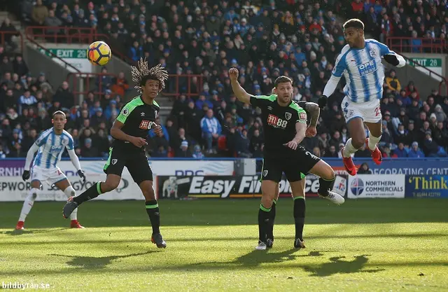 Steve Mounié i centrum när Town tog viktig seger mot Bournemouth