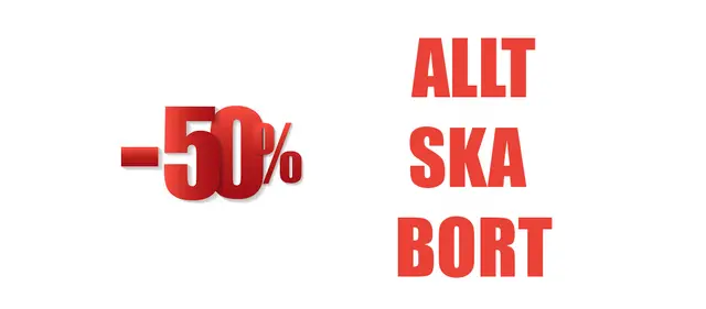 Chelz Shop: 75% allt ska bort