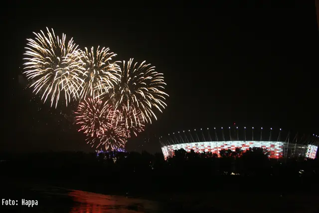 Polens första seger på Nationalstadion i Warszawa