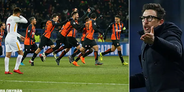 Shaktar Donetskt - Roma 2-1: Ett Ünder, två insläppta och en Bruno Peres-fot. 