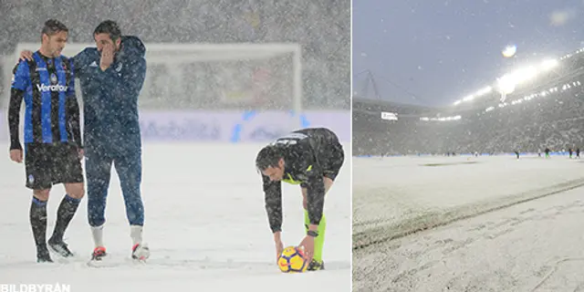 Inför Juventus-Atalanta: Snöfritt i Turin