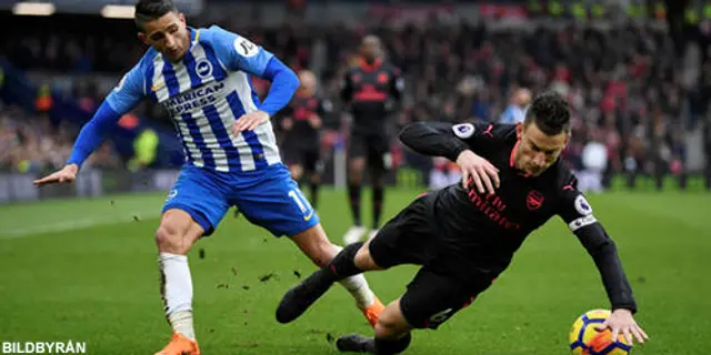 Matchrapport: Brighton & Hove Albion - Arsenal 2-1