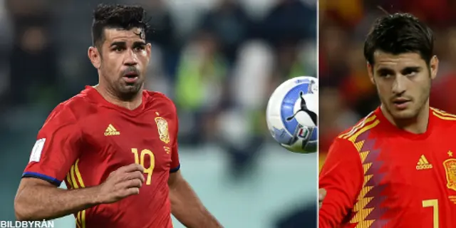 Diego Costa in – Àlvaro Morata ut