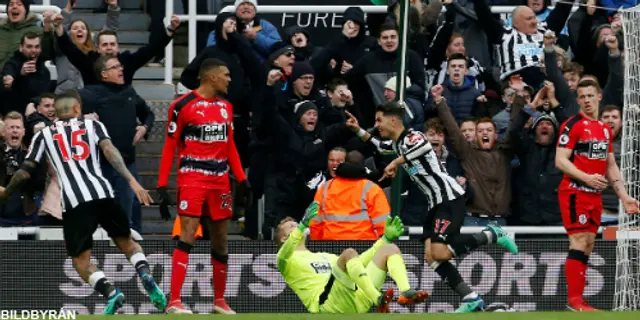 Newcastle - Huddersfield 1-0: Styrkebesked när nytt kontrakt närmar sig